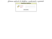 Tablet Screenshot of identificare.ro